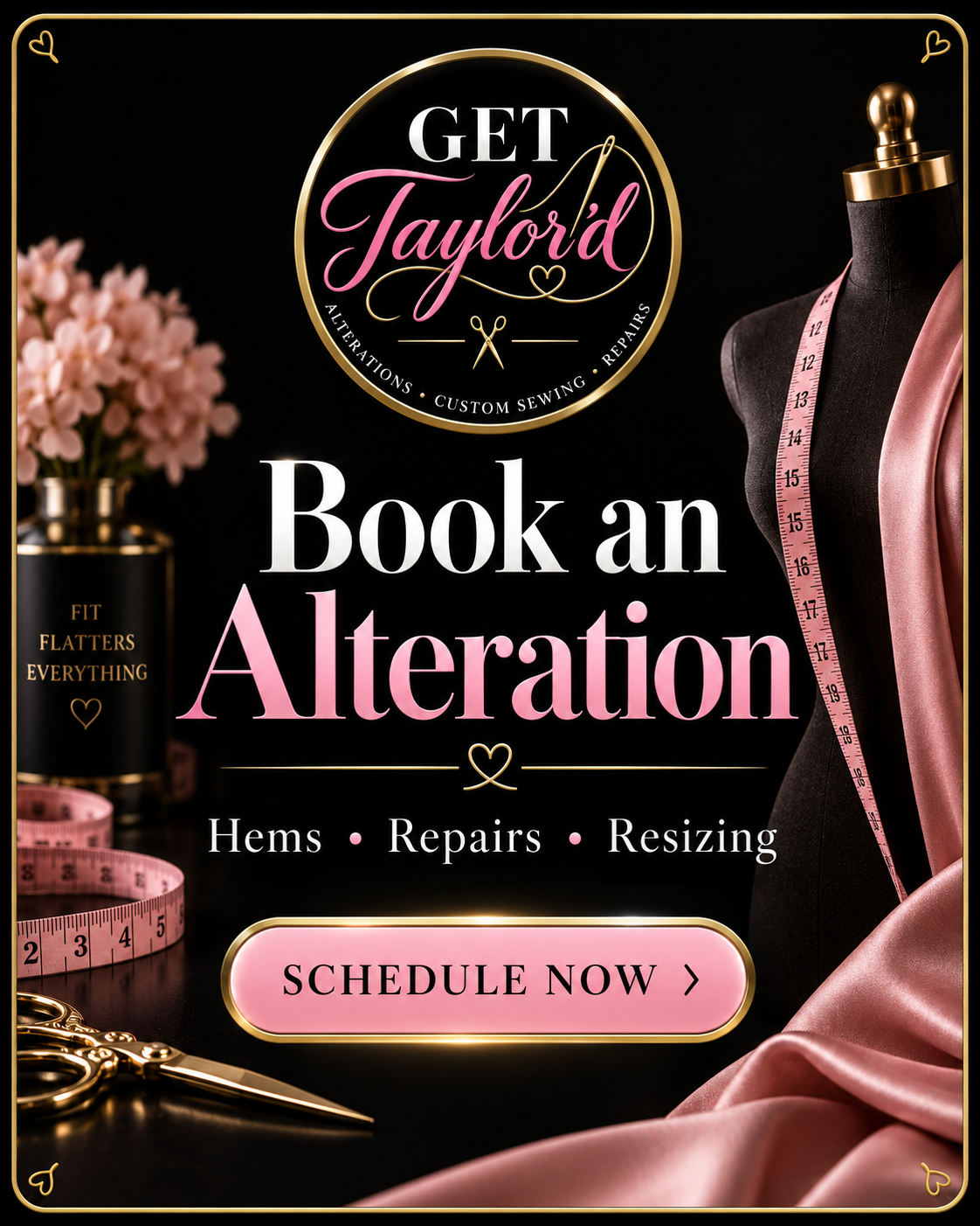 Book an alteration with Get Taylor'd