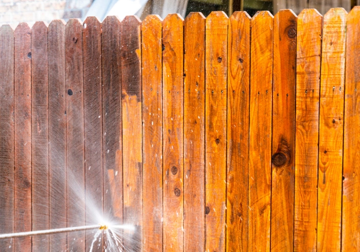 Driveway pressure washing removing grime and stains in Auckland