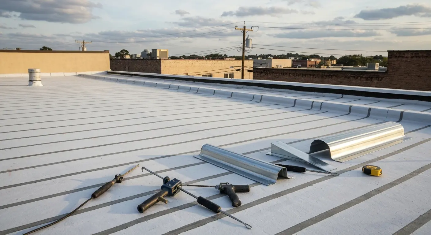 Commercial roofing service