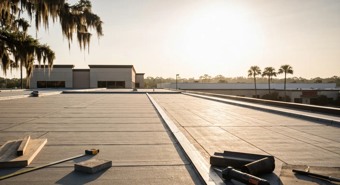 Commercial roof replacement