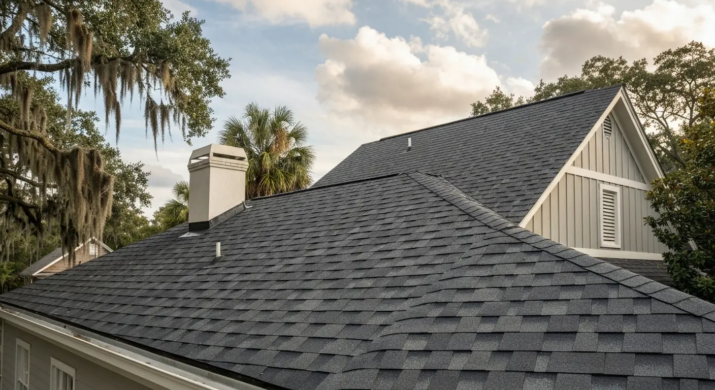 Residential roofing project