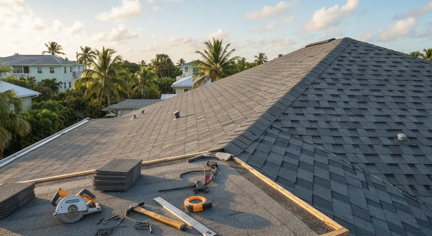Residential roof replacement
