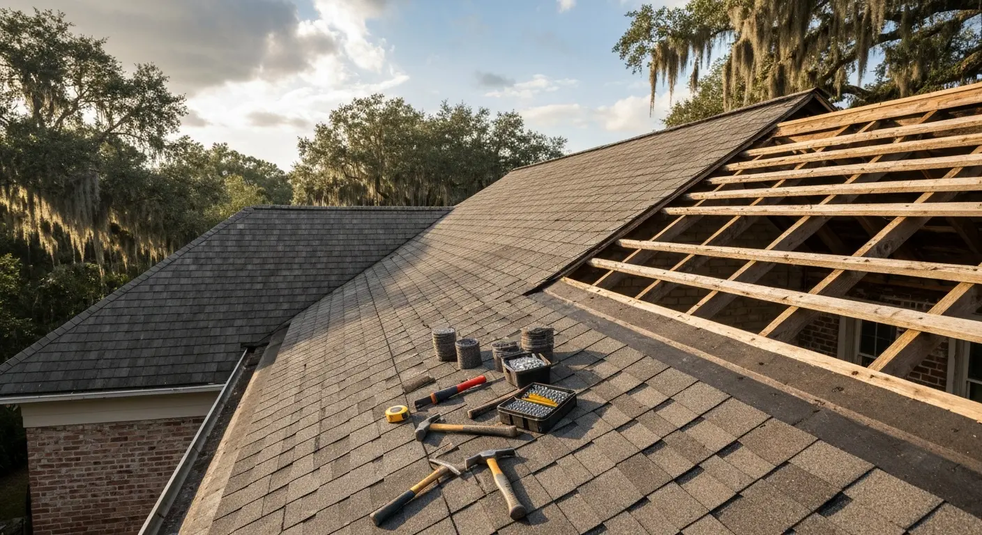 Roof repair service