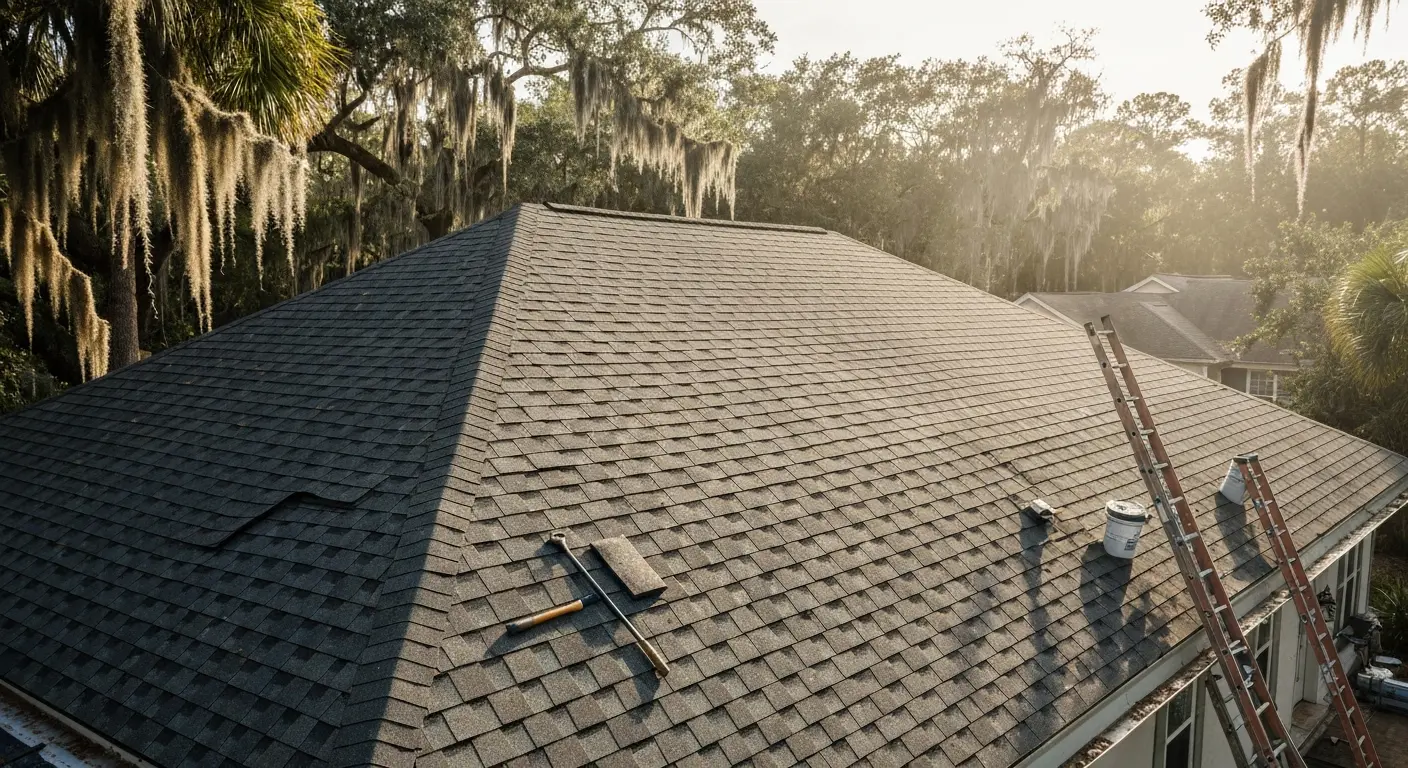 Roof replacement project