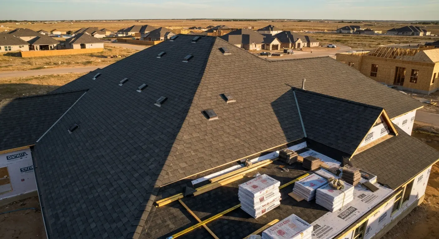 New construction roofing