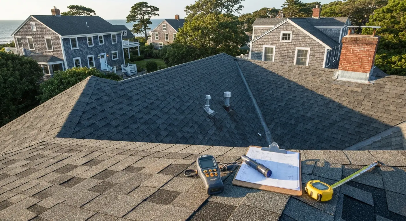 Professional roof inspection