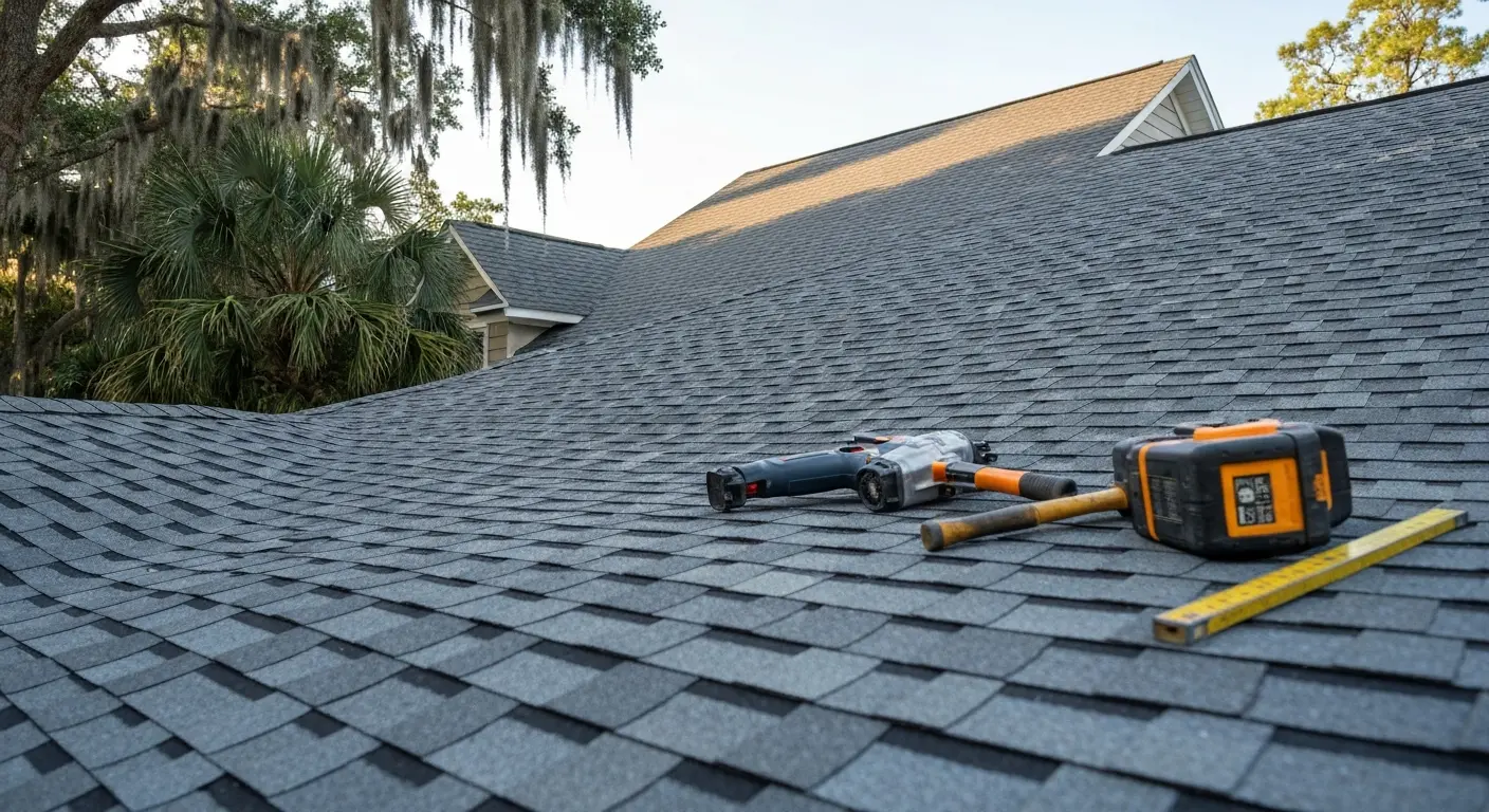 Roof replacement project