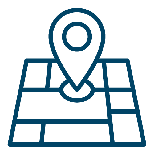 location pin on map