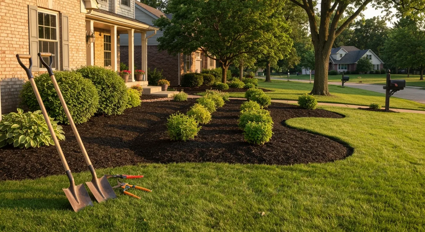 Residential landscaping project