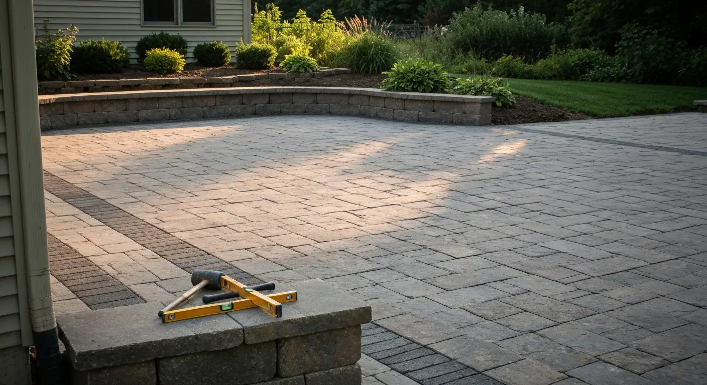Hardscape patio project