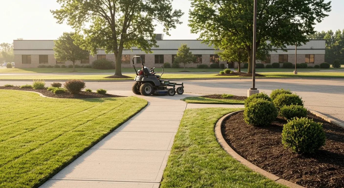 Commercial landscaping maintenance