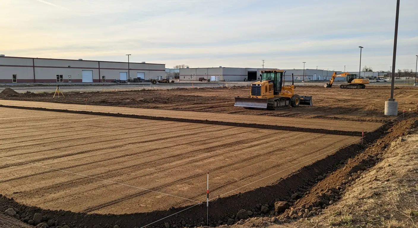 Commercial site preparation
