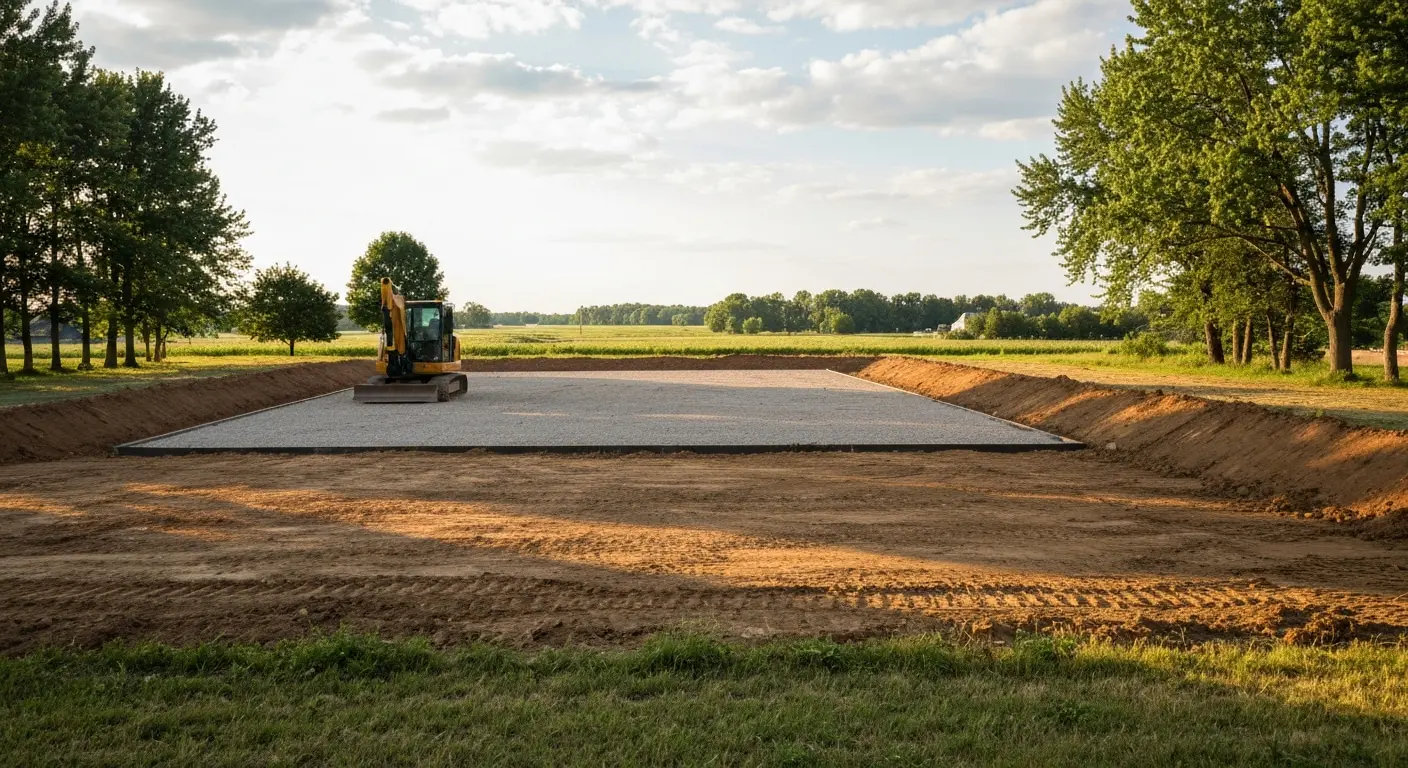 Residential grading project