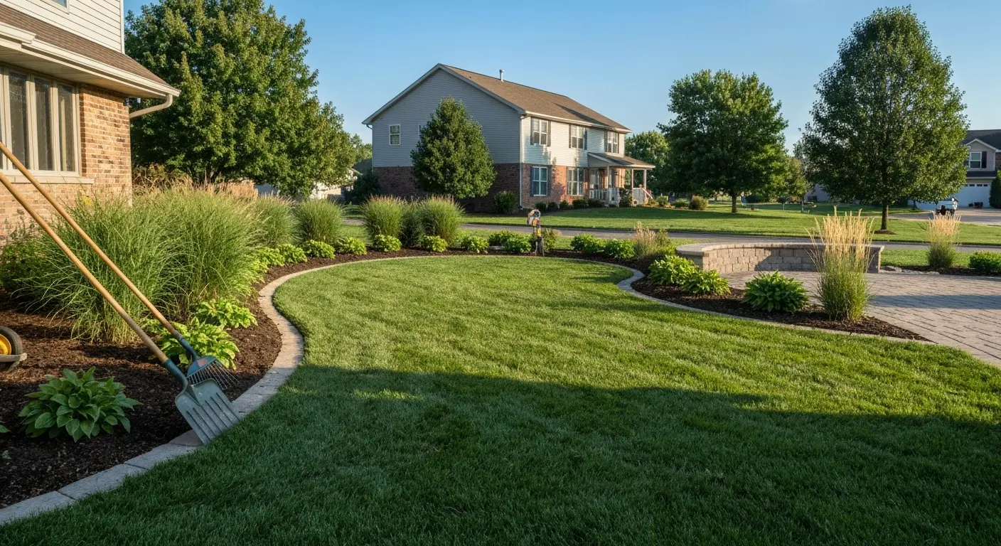 Residential landscaping project