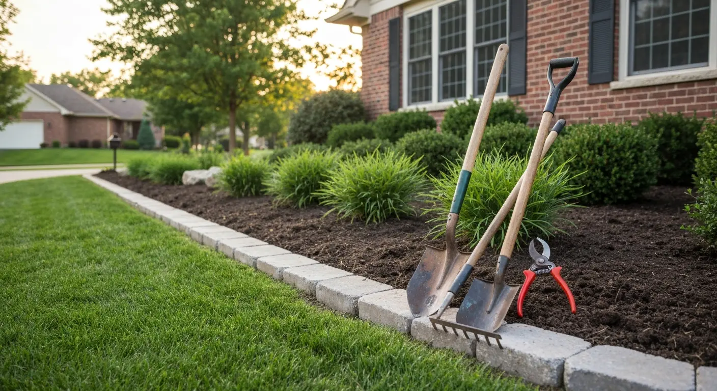 Residential landscaping project