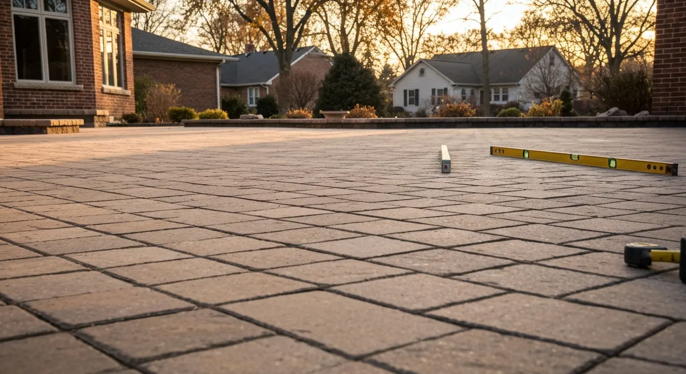 Hardscape patio project