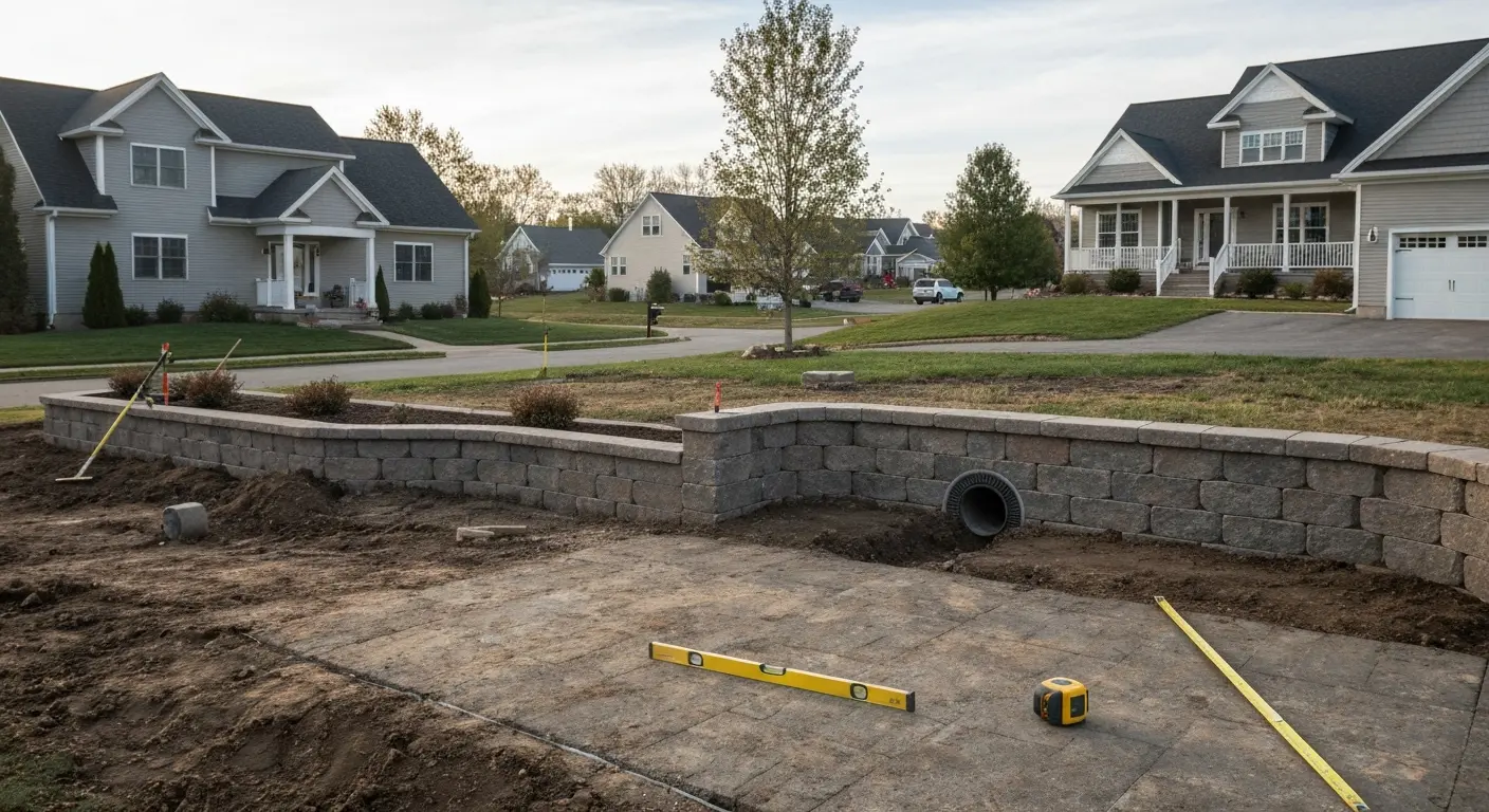 Watertown landscape project area
