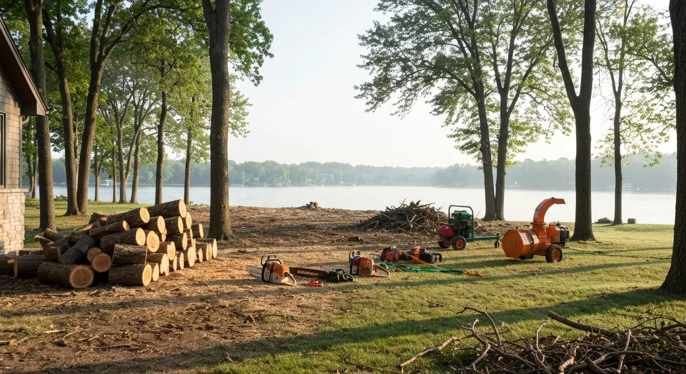 Tree removal work