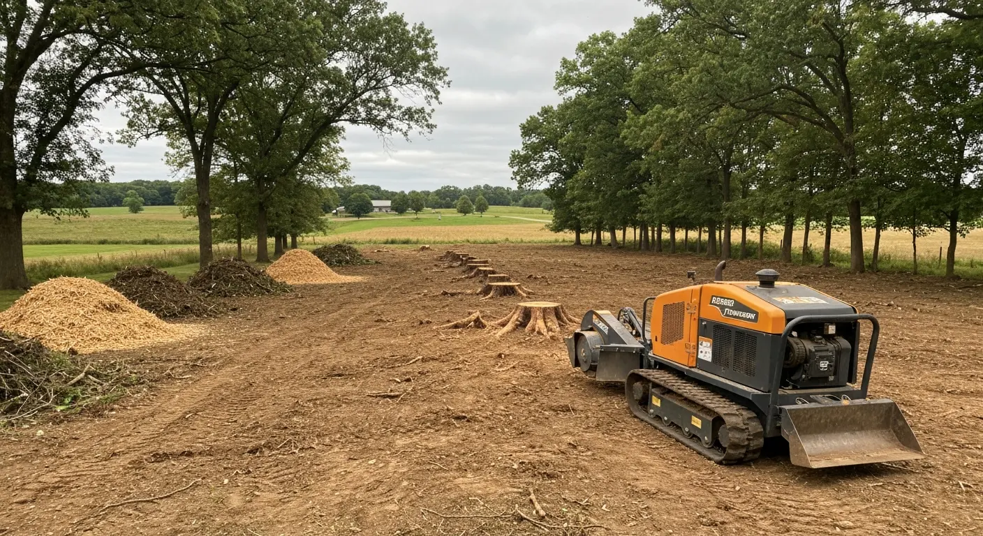 Multi-stump clearing
