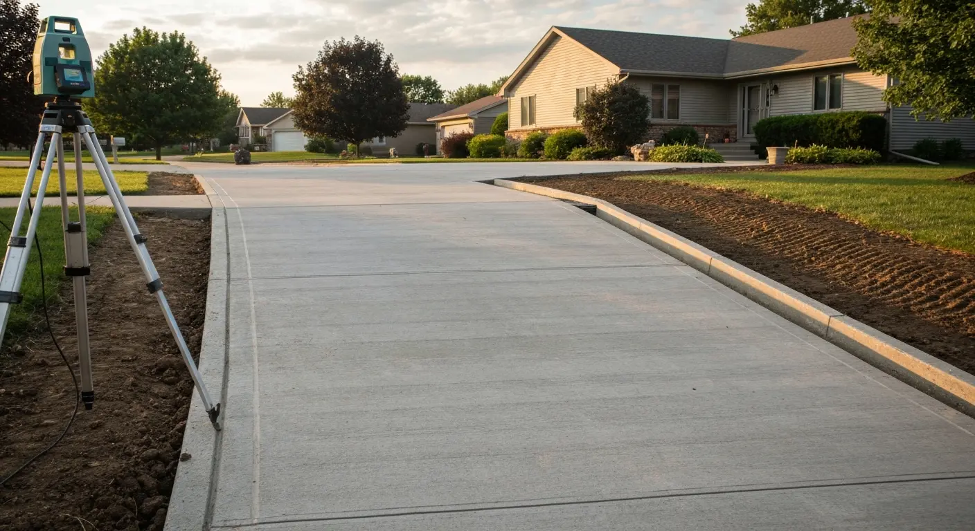 Driveway leveling and grading