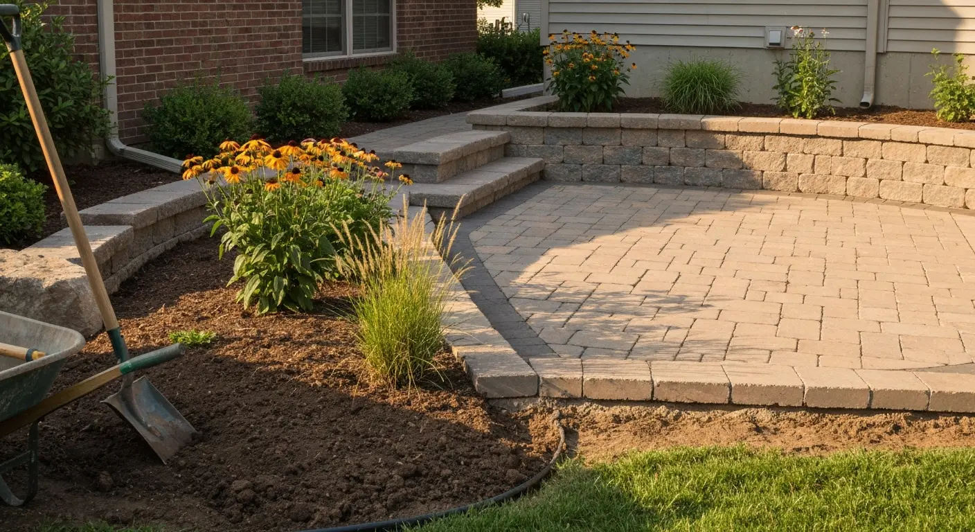 Residential landscaping project