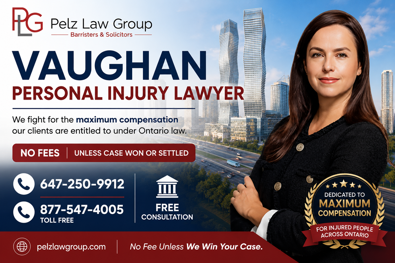 Elena Pelz, Vaughan personal injury lawyer