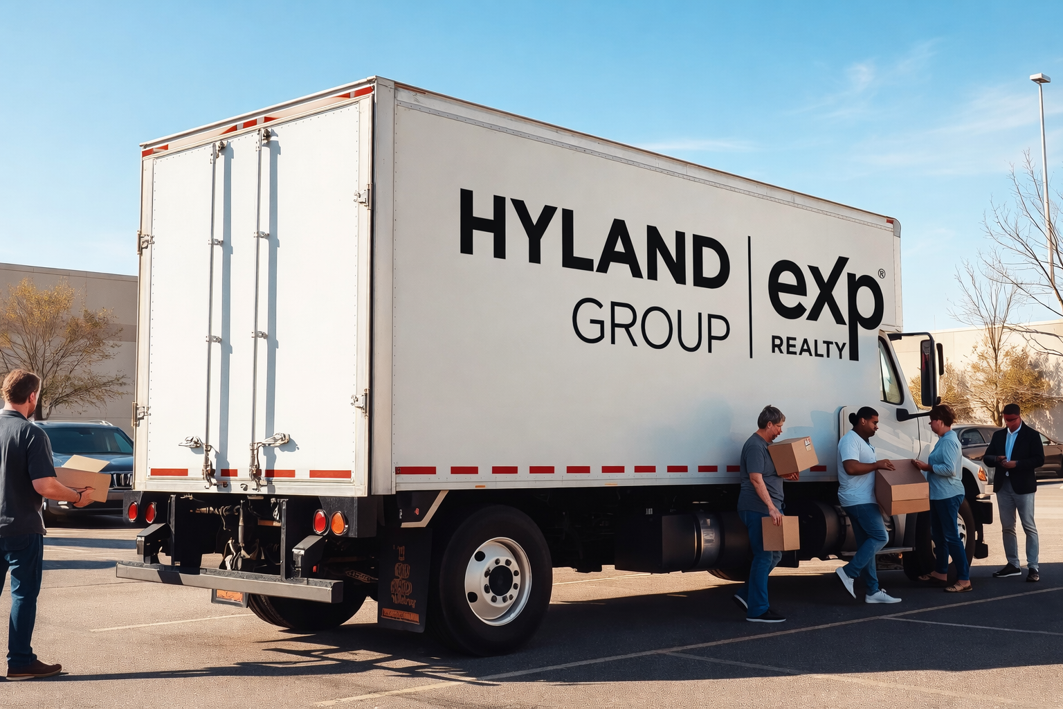 Community shredding event with people bringing documents