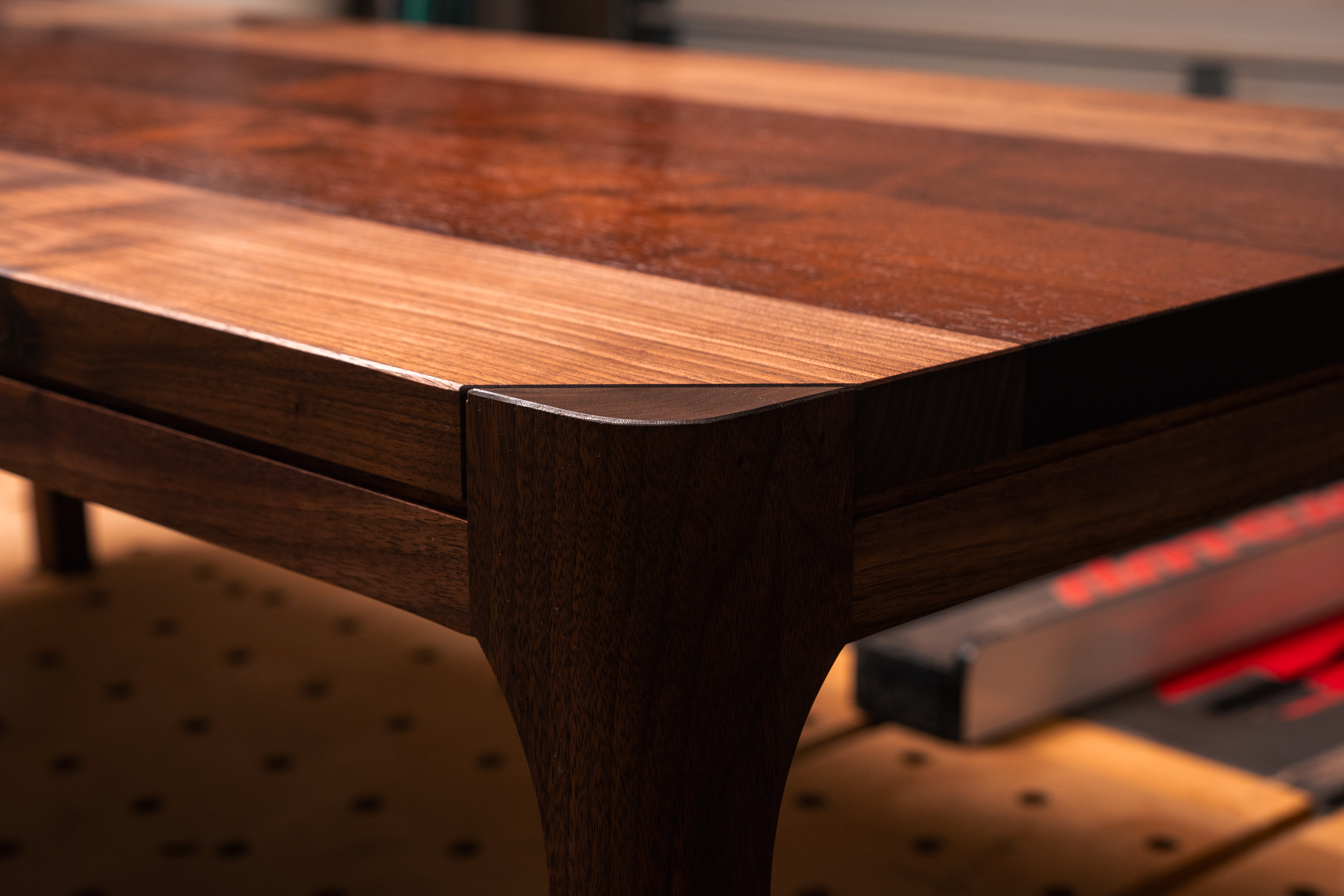 Walnut + rosewood top