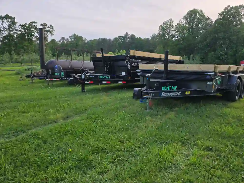 Southern Appalachia Trailer Rentals lot in Hendersonville, NC