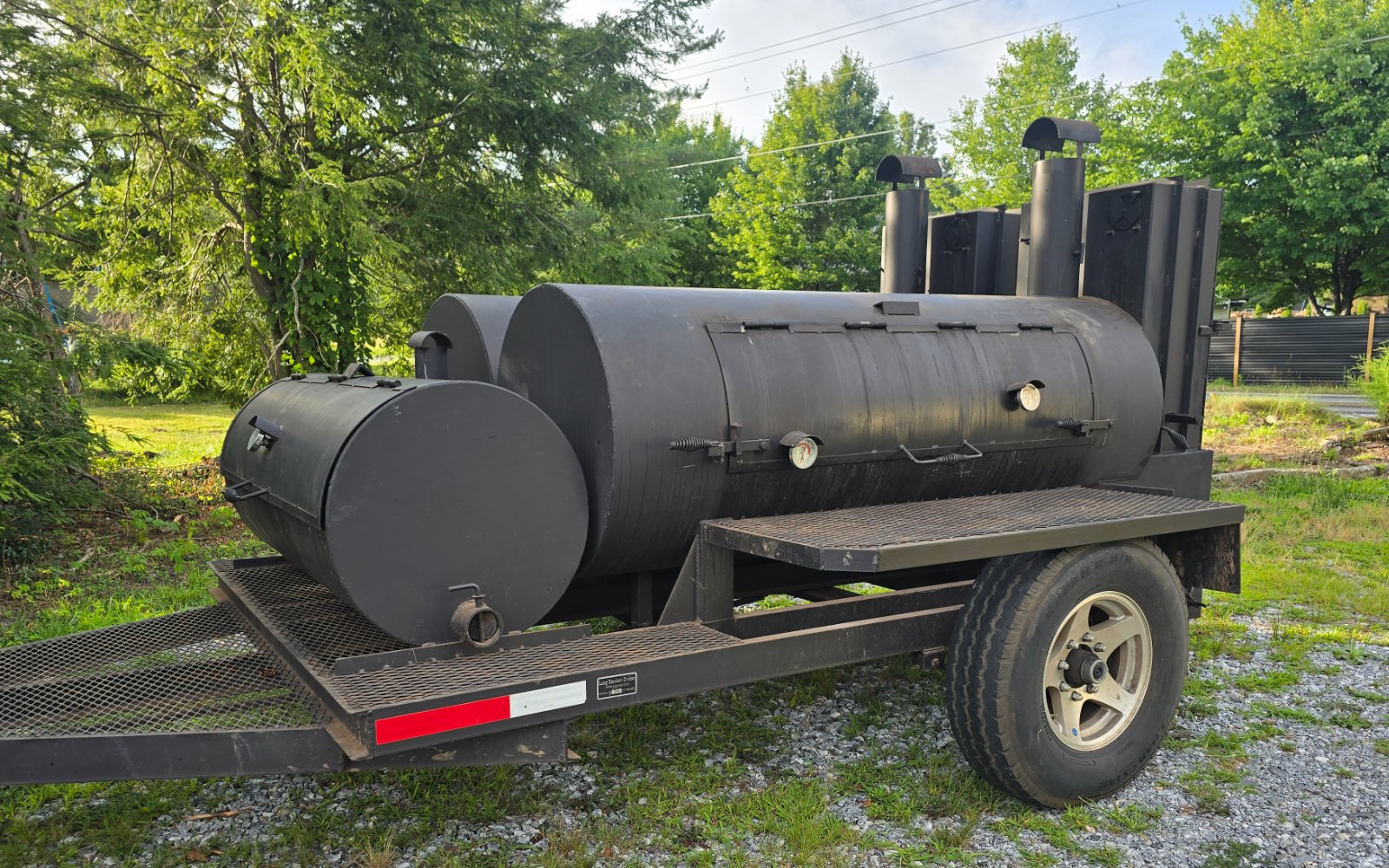 Competition smoker trailer rental in Hendersonville, NC
