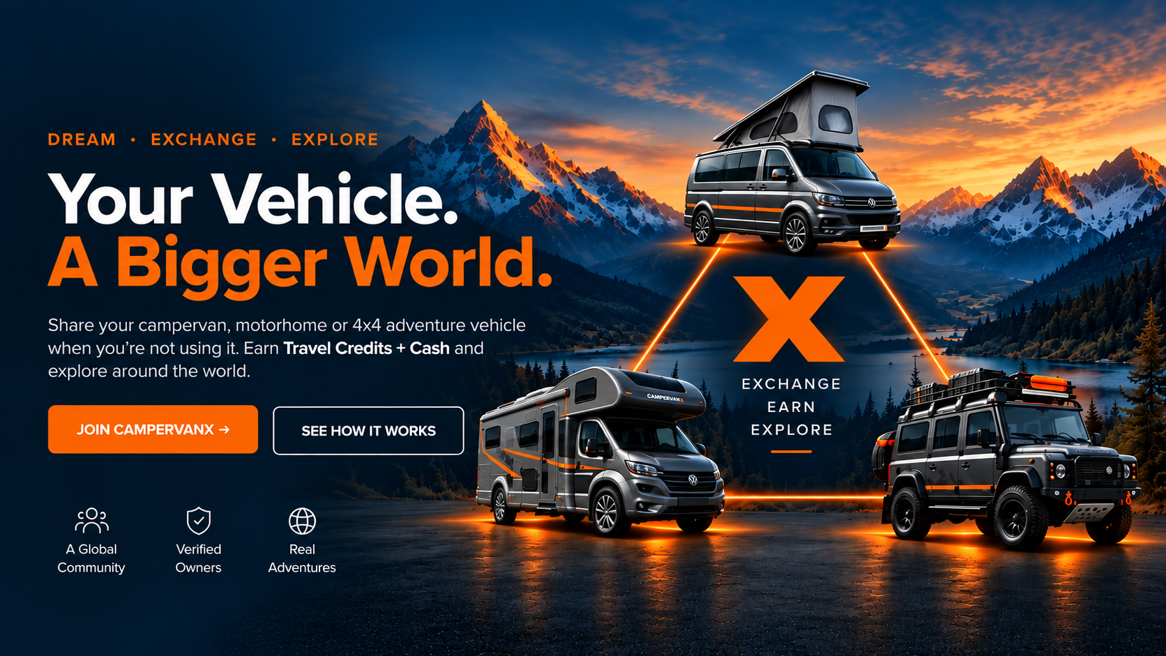 CampervanX — Your Vehicle. A Bigger World.