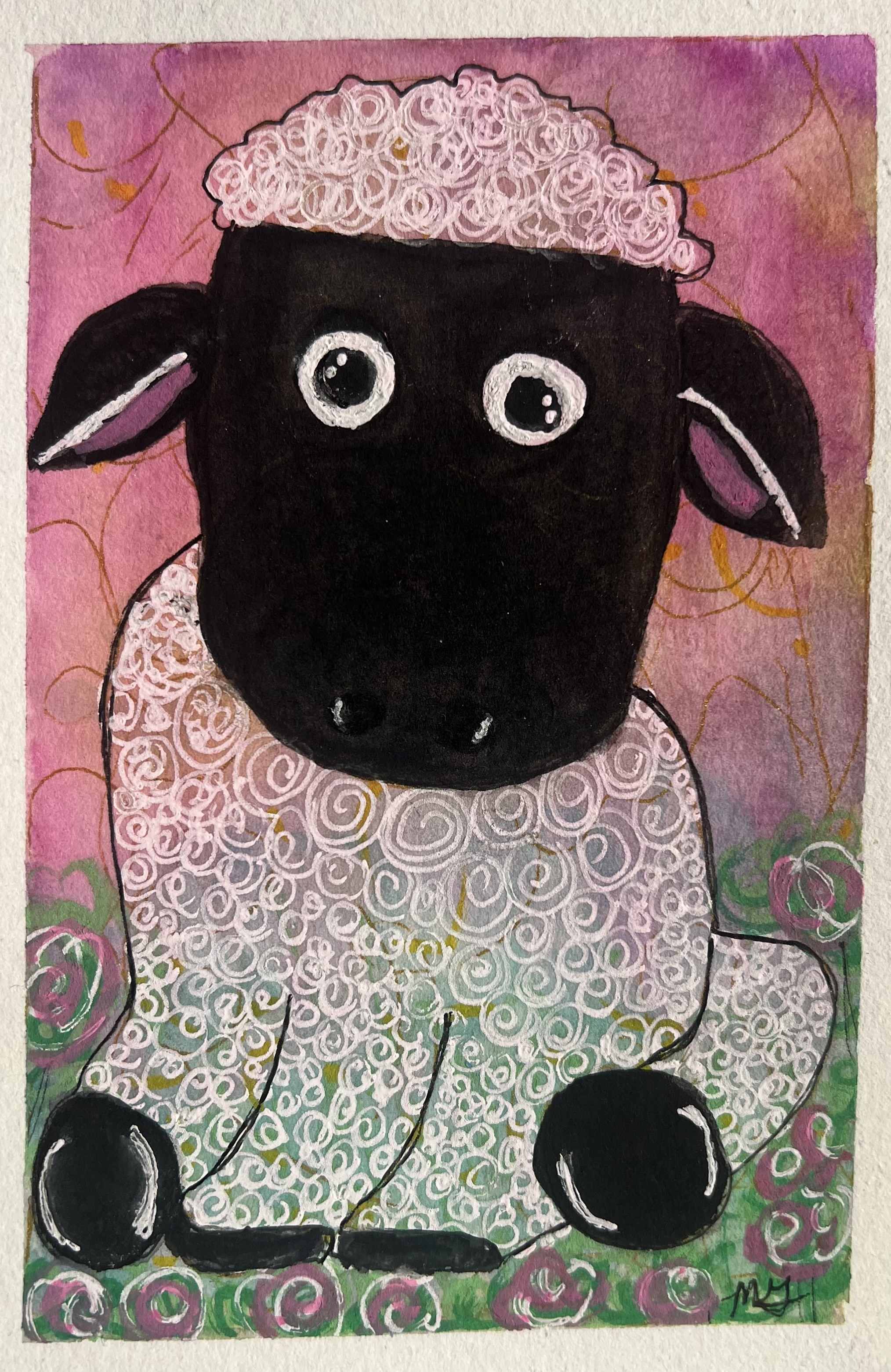 Black Lamb artwork by Melissa Gama