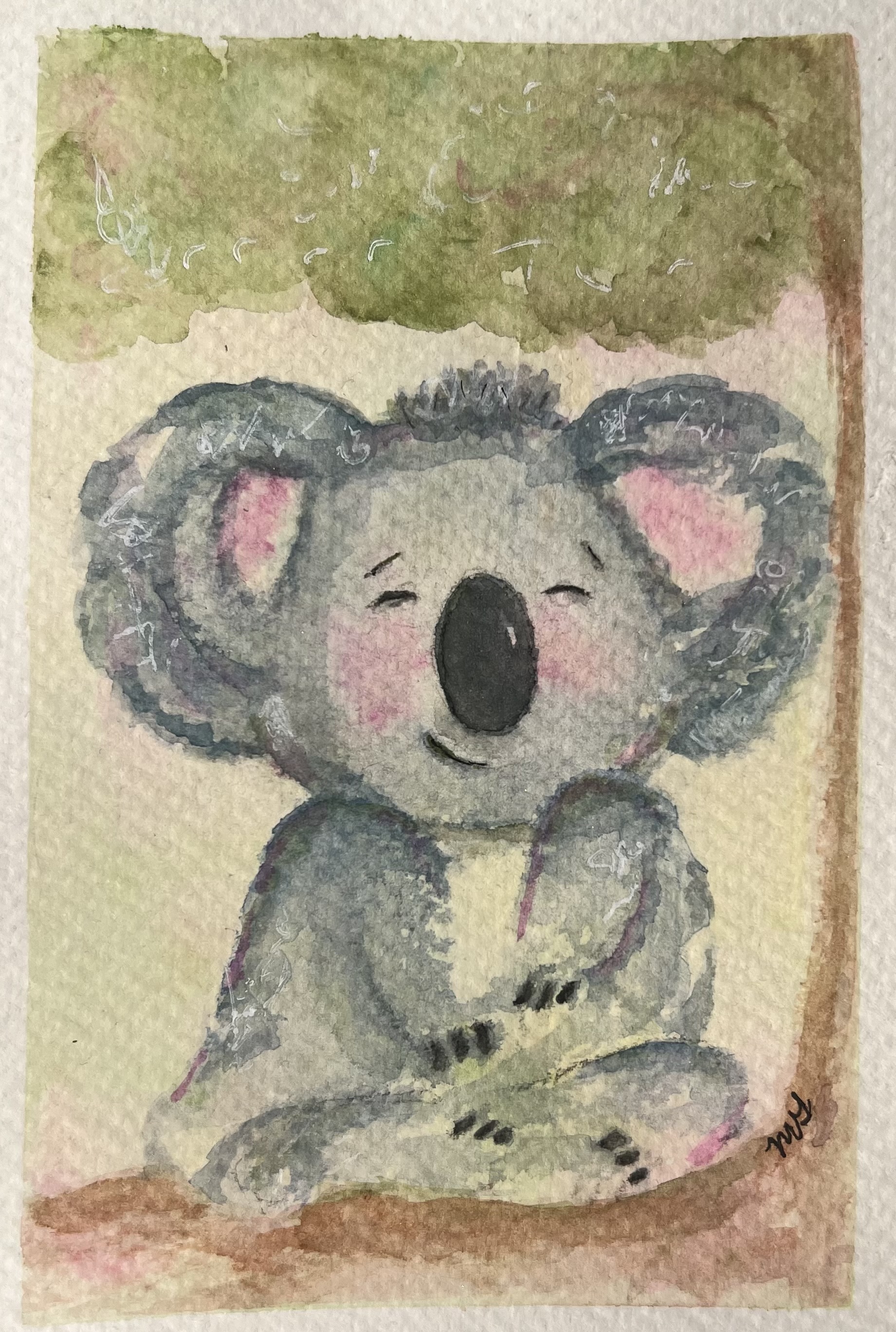 Koala artwork by Melissa Gama