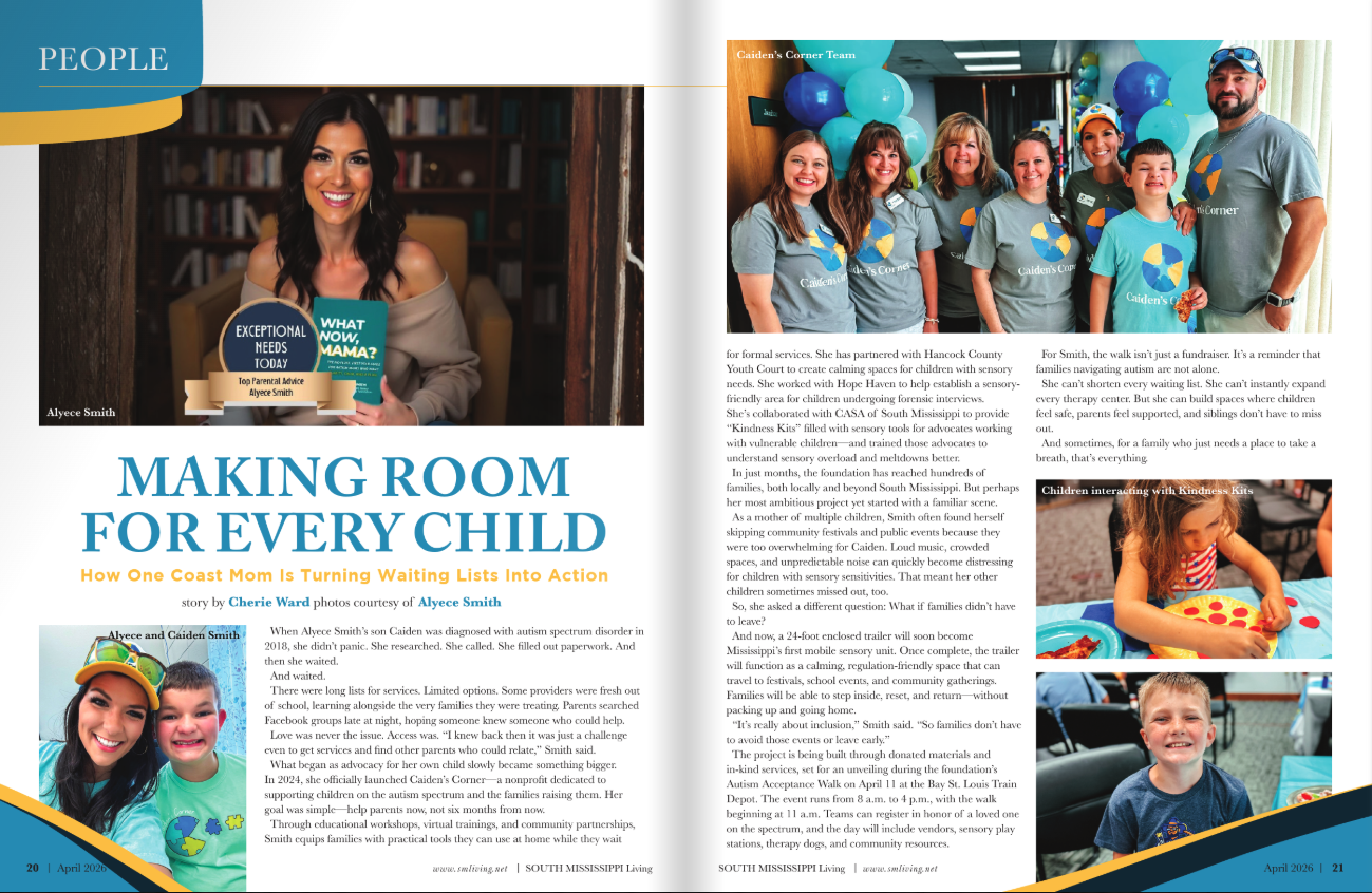 South Mississippi Living Magazine - Alyece Smith