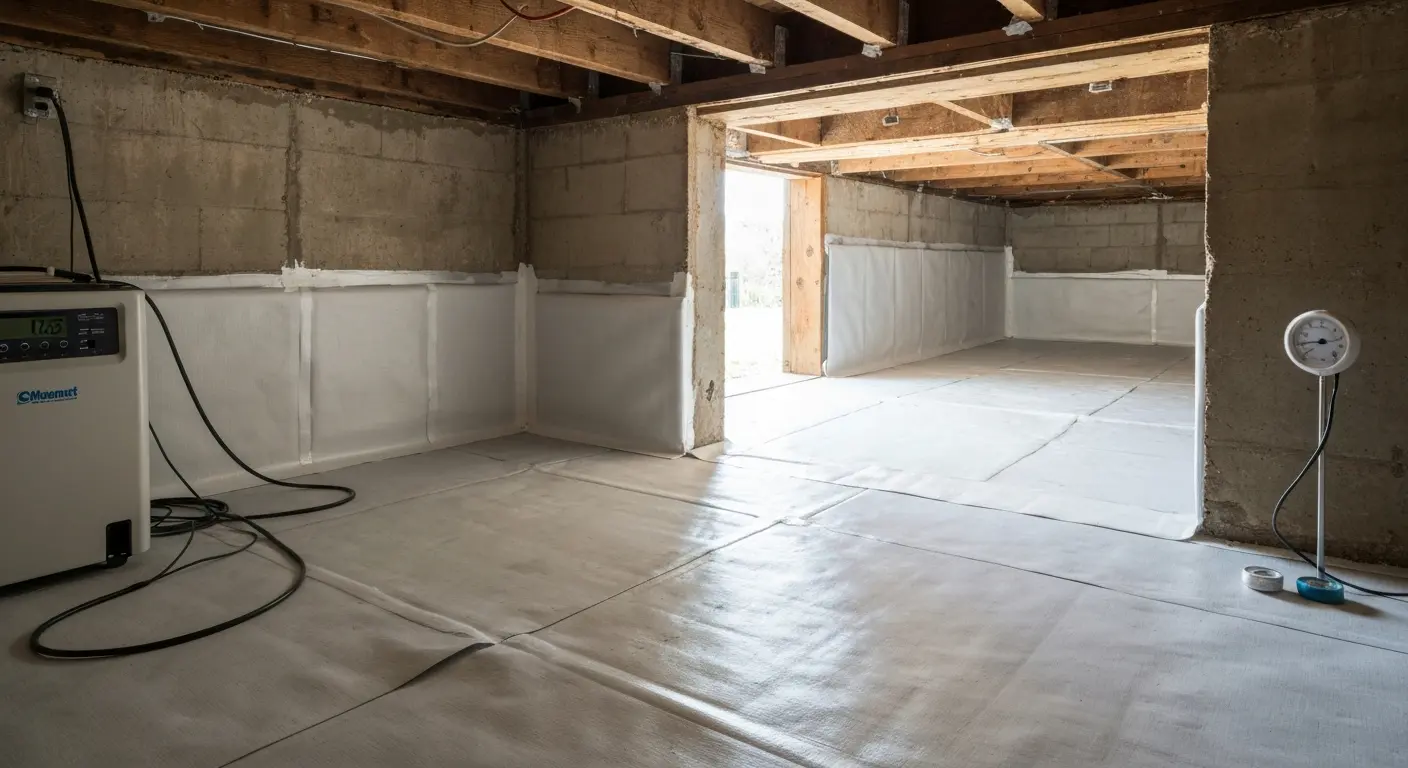 Crawl space encapsulation project
