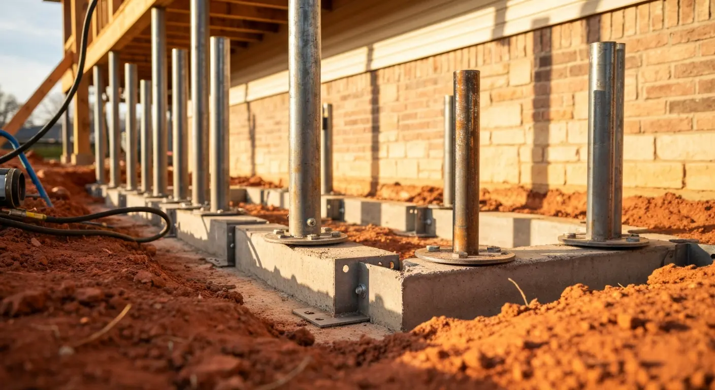 Foundation repair work
