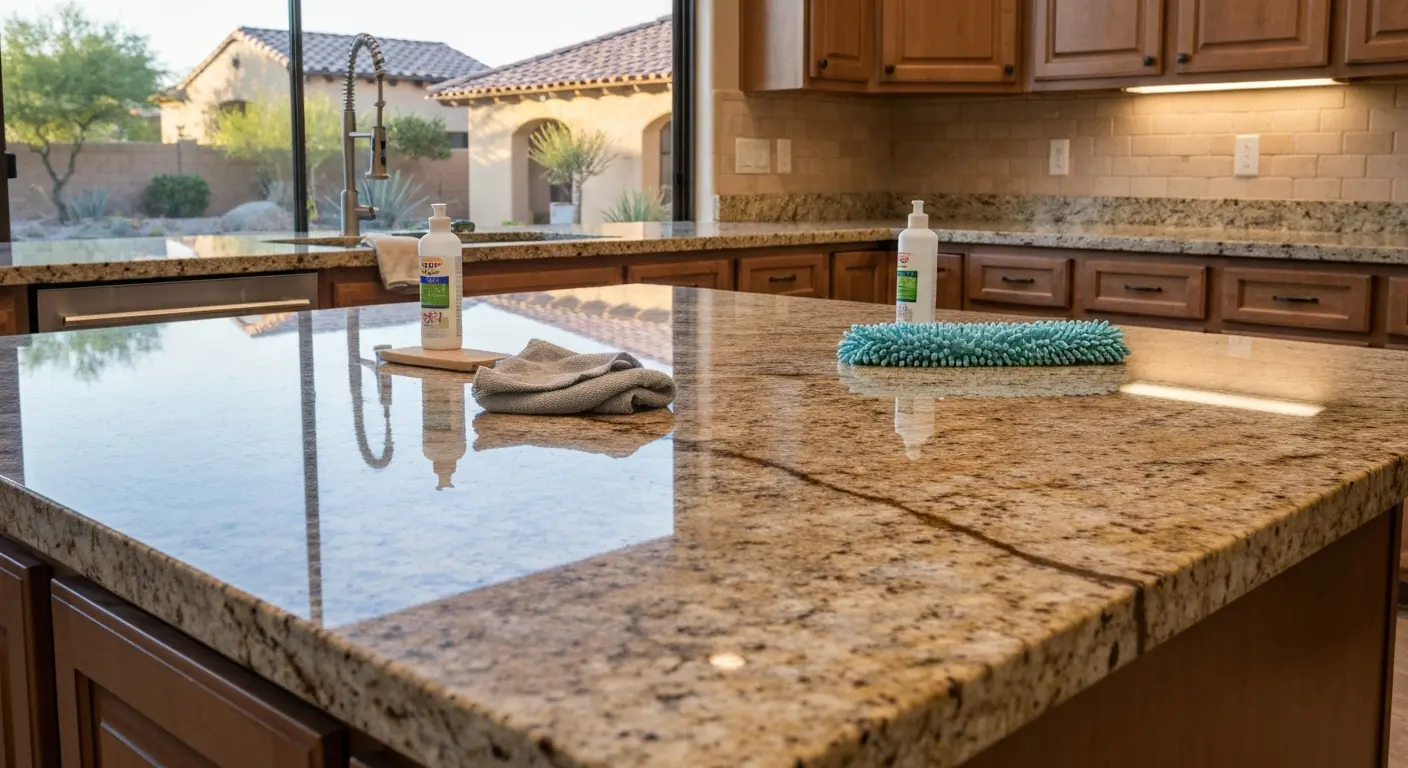 Granite countertop installation