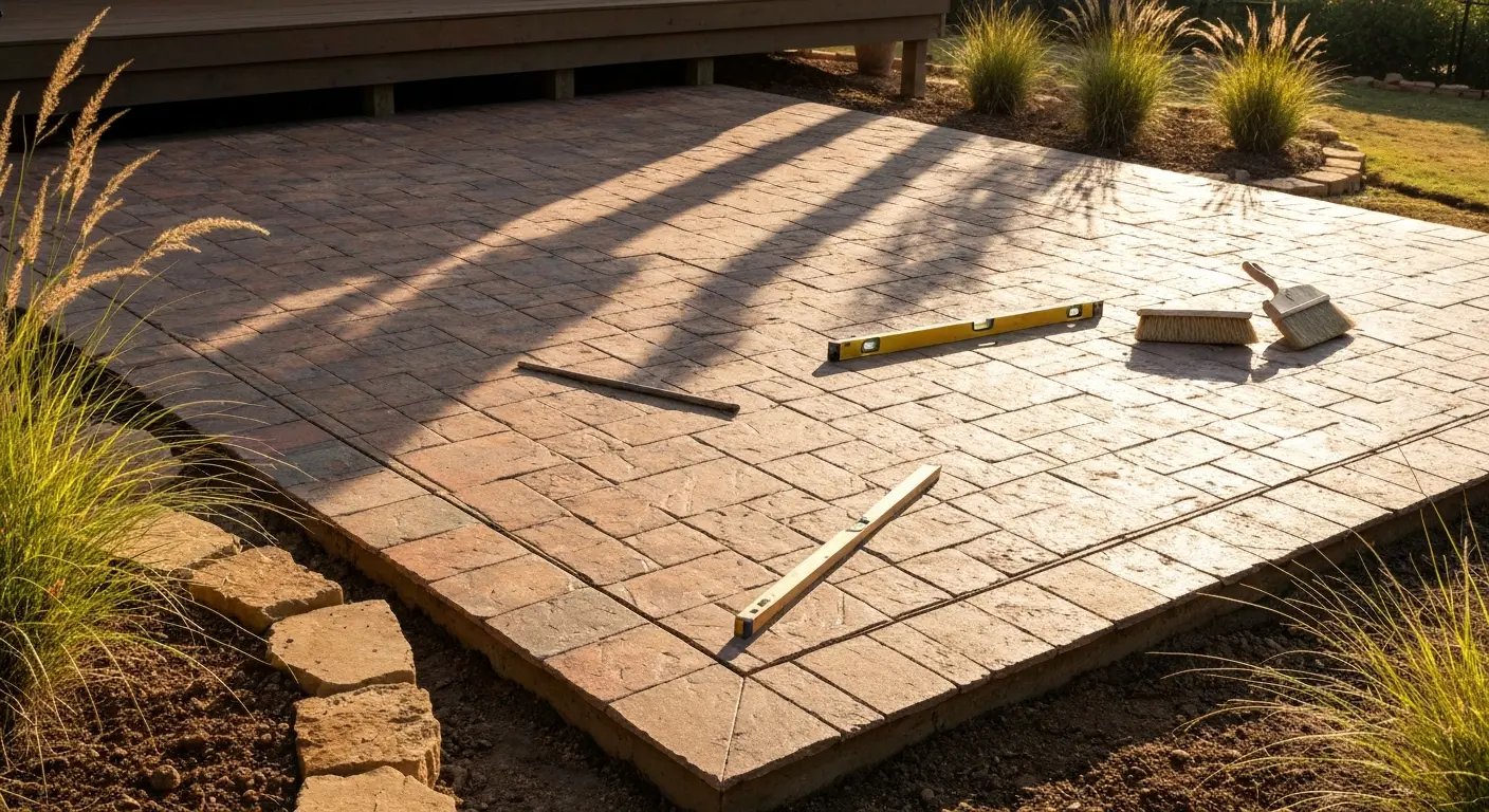 Patio installation