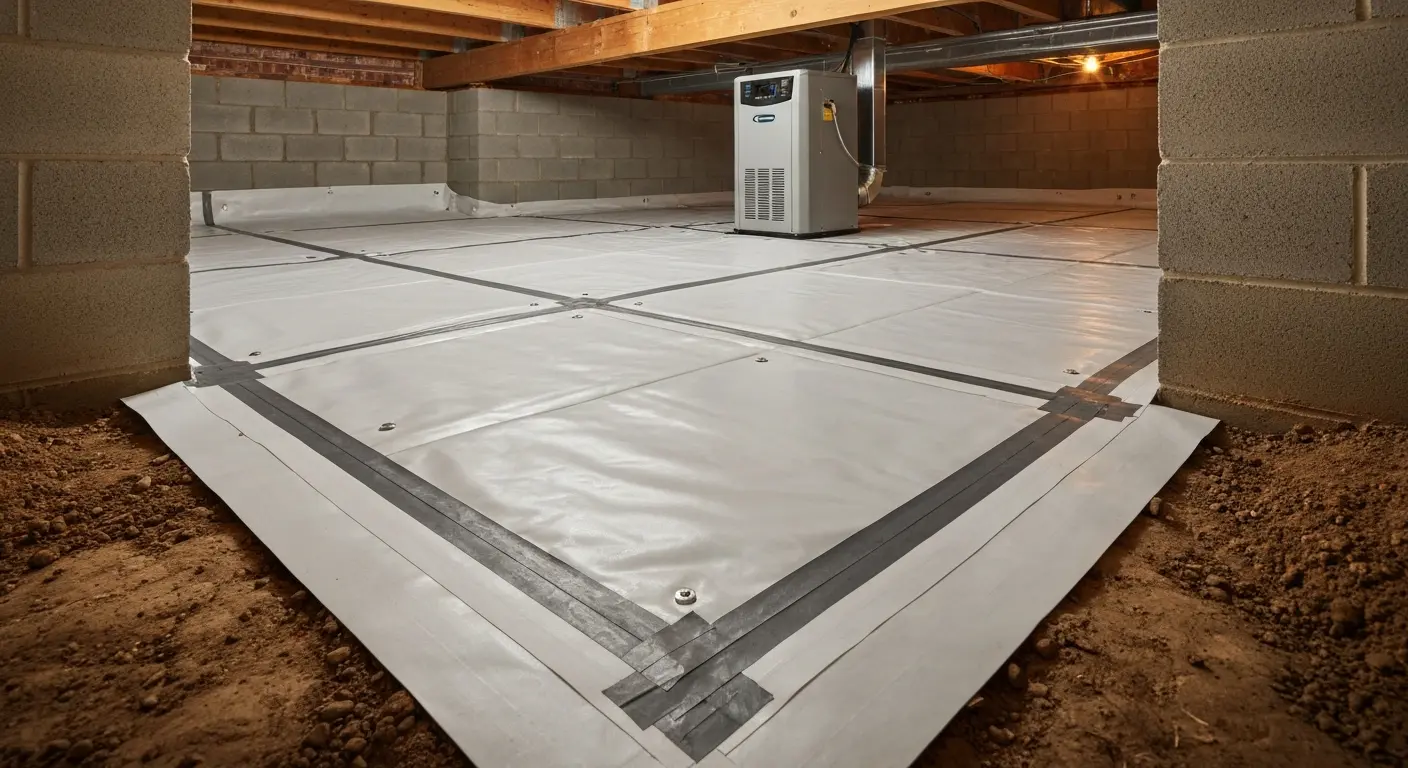 Crawl space encapsulation