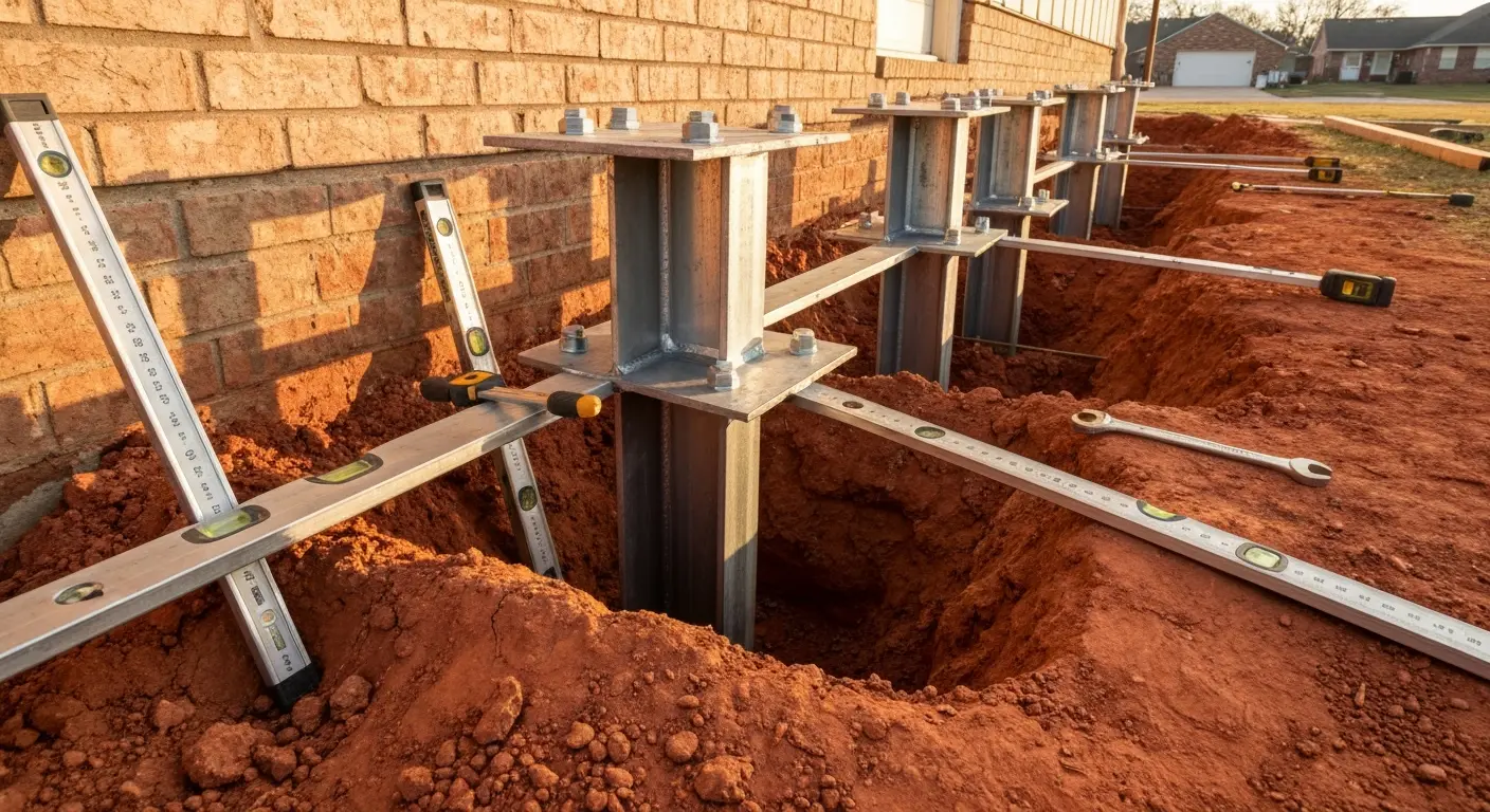Foundation pier installation