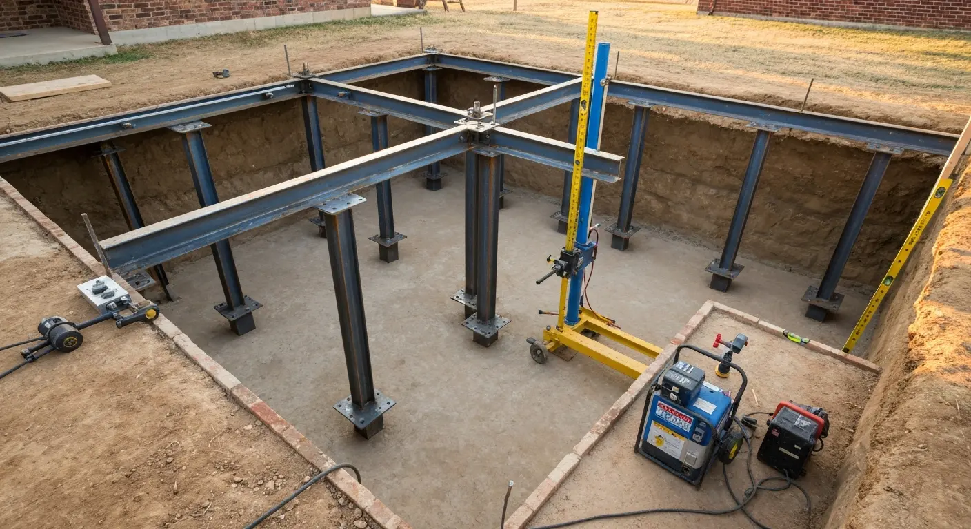 Foundation pier installation