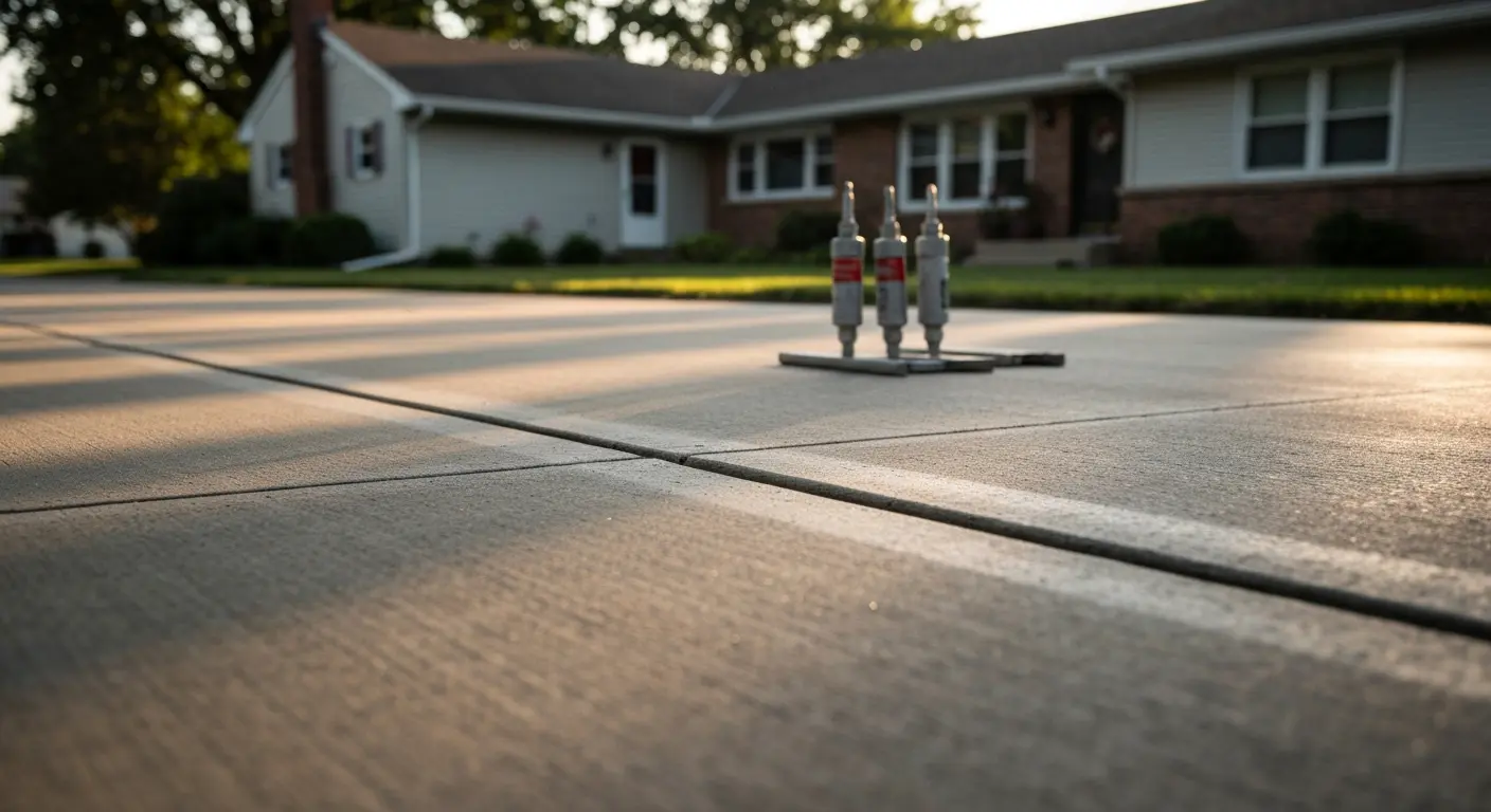 Concrete leveling project