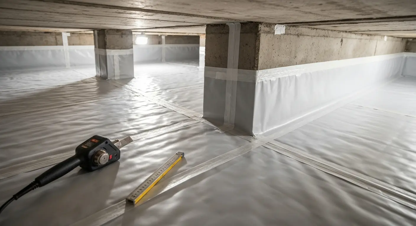 Crawl space encapsulation