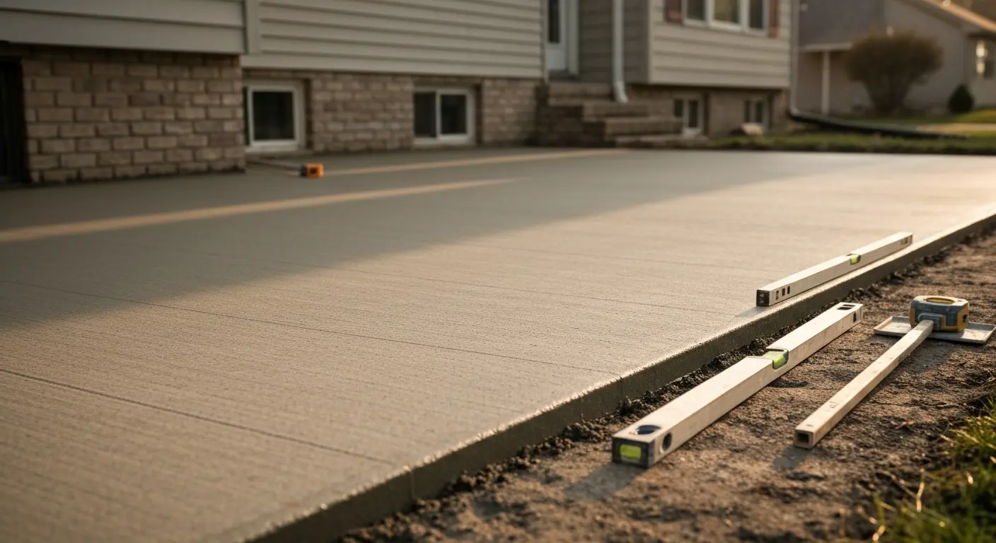 Patio leveling project