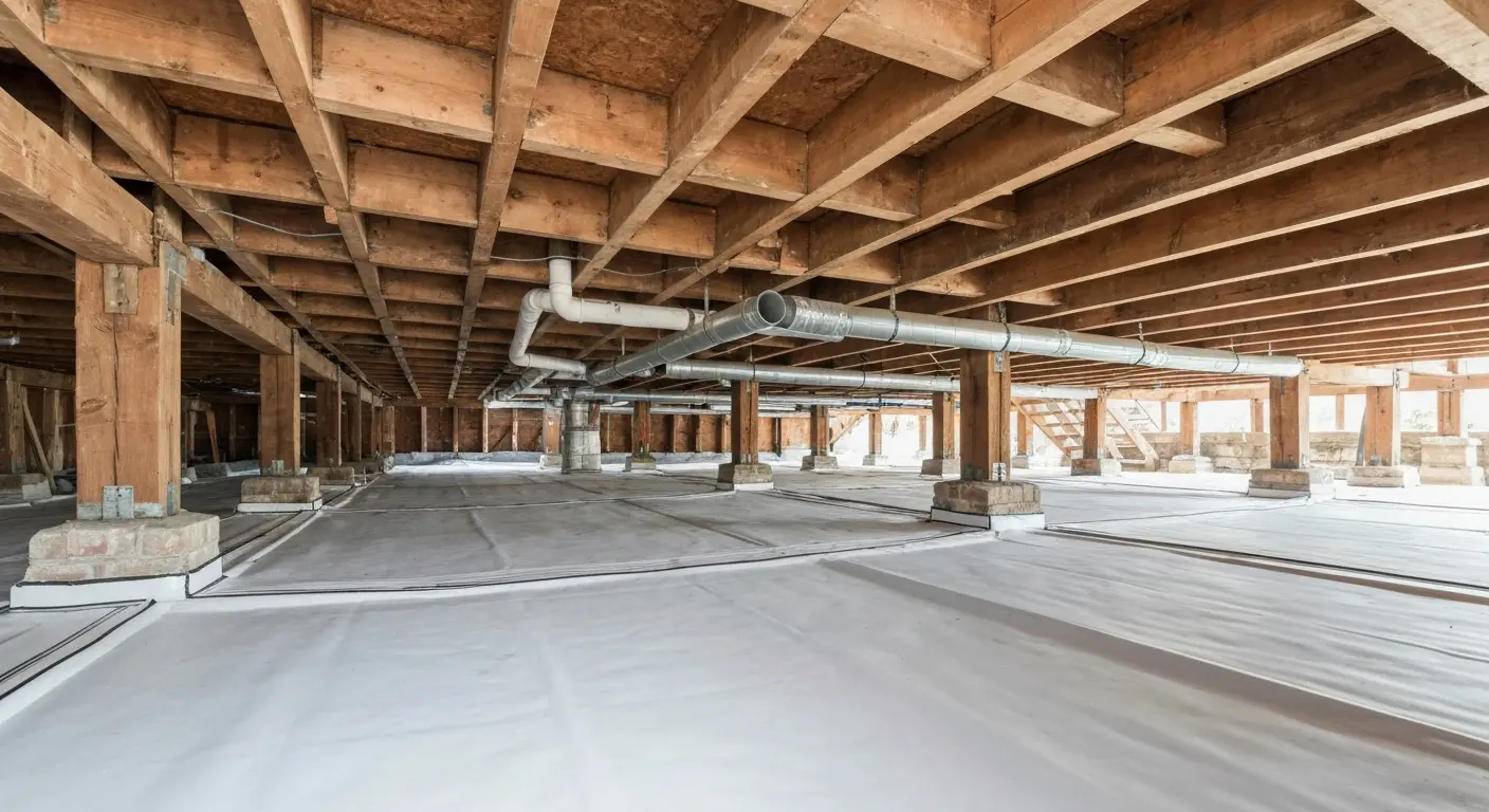 Crawl space encapsulation