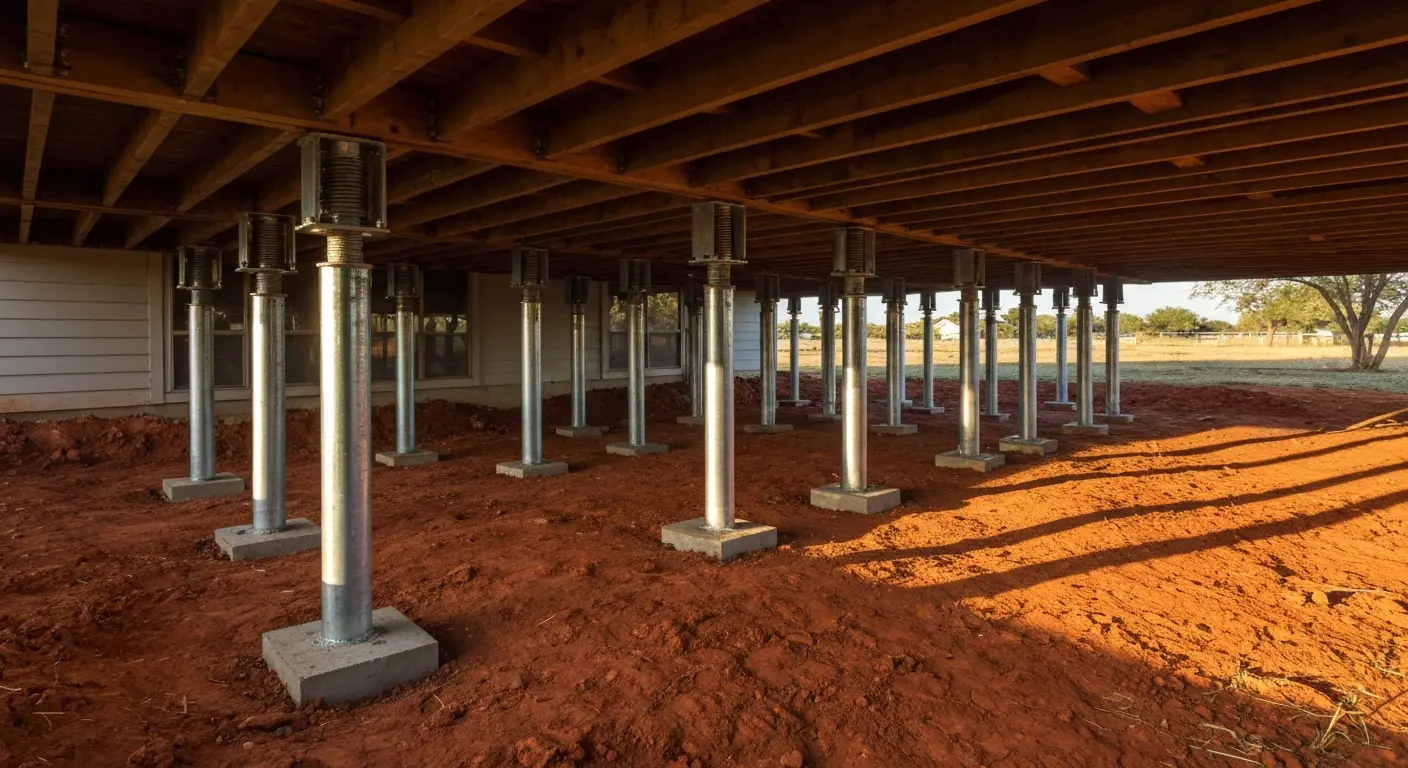 Steel pier installation