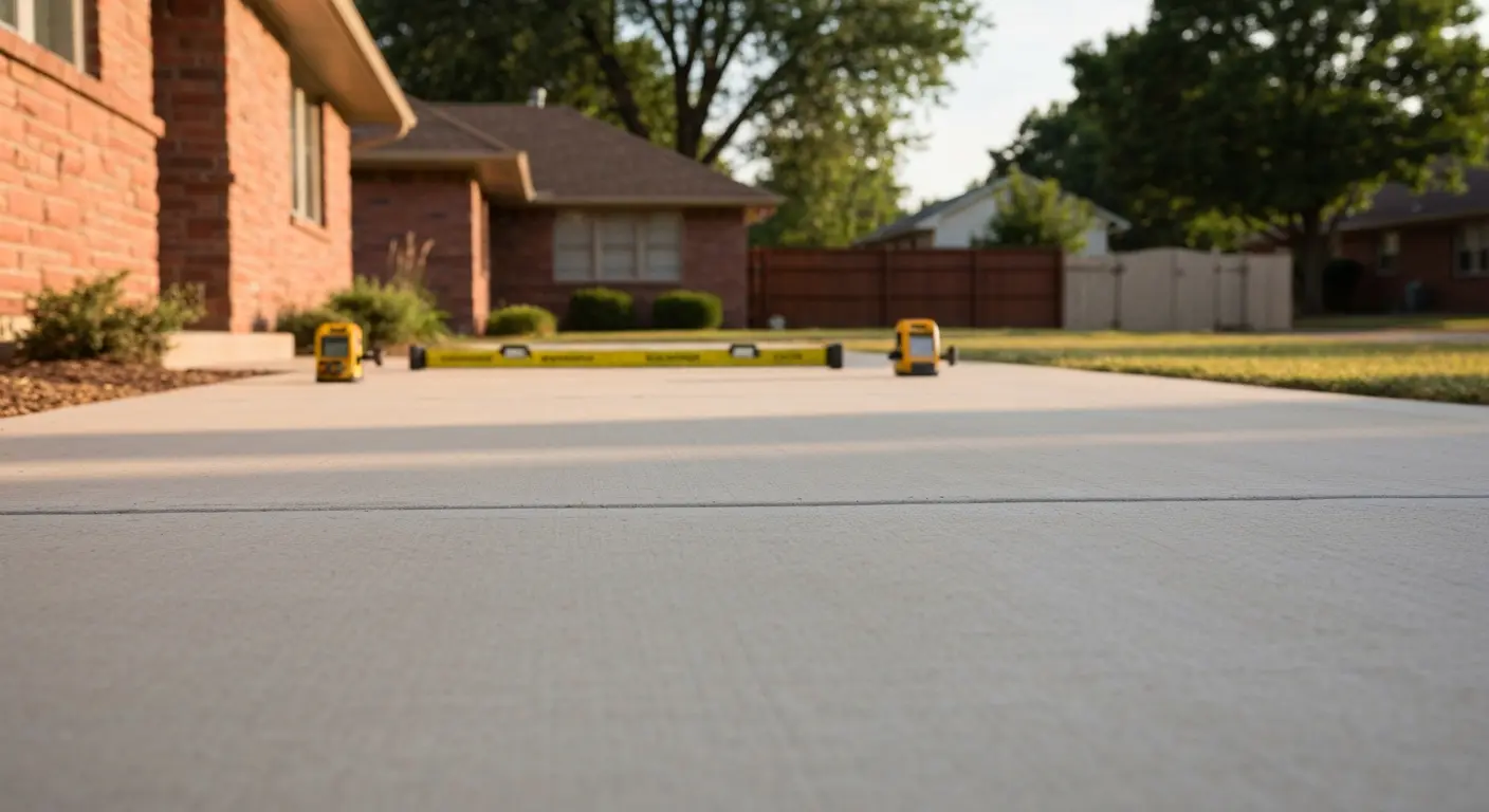 Driveway leveling project