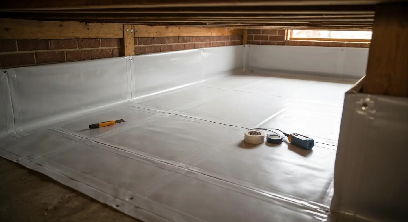 Crawl space encapsulation