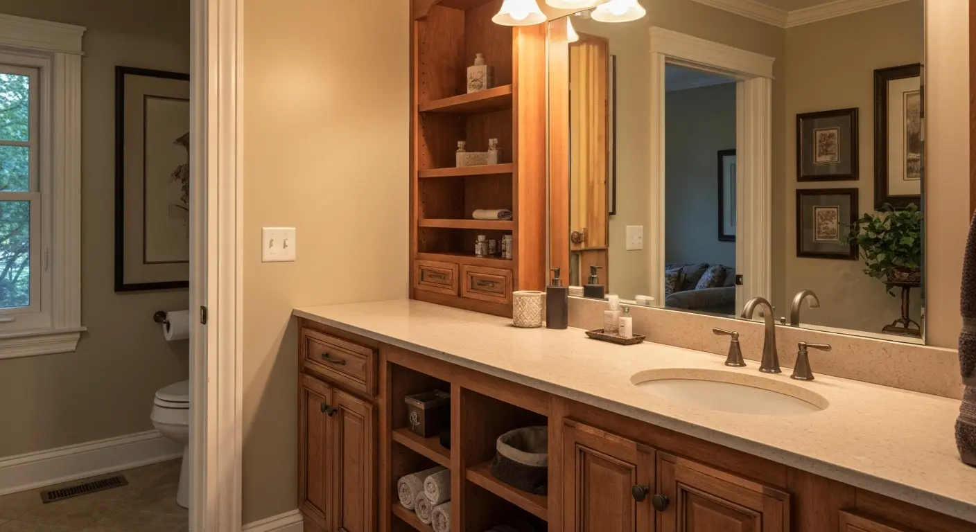 Custom bathroom vanity