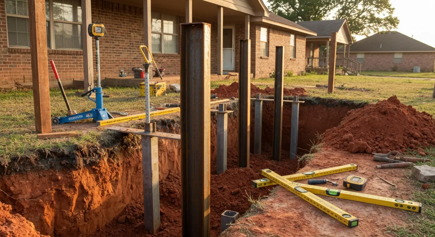 Foundation pier installation